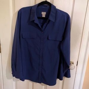 Shirt, Button up, Chico’s size 3. XL